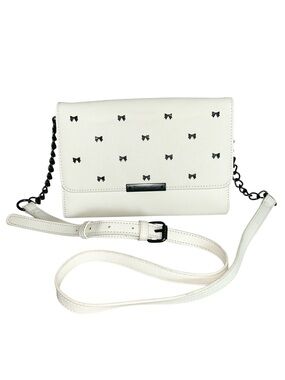 Betsey Johnson Milly Wallet on a String Crossbody Bag in Bright White